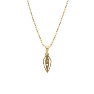 INTIME 2 NASZYJNIK POZŁACANY