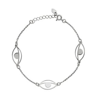 EYE BRACELET SILVER