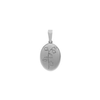 MAY - LILY OF THE VALLEY PENDANT SILVER