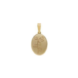 MAY - LILY OF THE VALLEY PENDANT GOLD