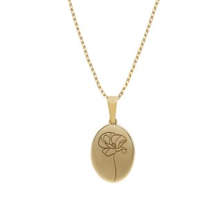 AUGUST - POPPY NECKLACE GOLD
