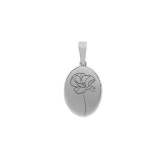 AUGUST - POPPY PENDANT SILVER