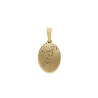 SEPTEMBER - MORNING GLORY PENDANT GOLD