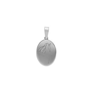 JANUARY - SNOWDROP PENDANT SILVER