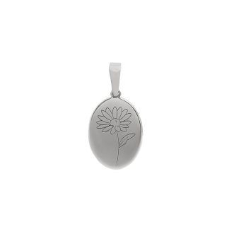 APRIL - DAISY PENDANT SILVER