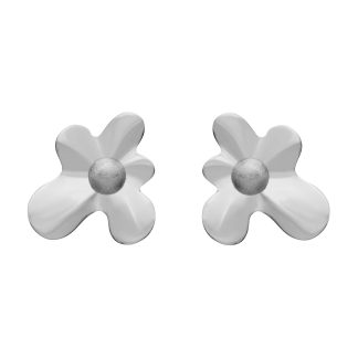 ABSTRACT KOLCZYKI SREBRNE