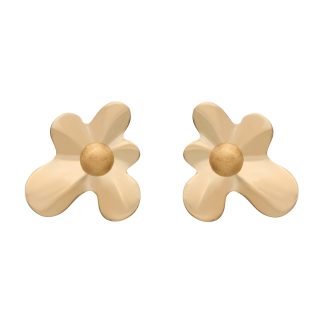 ABSTRACT KOLCZYKI POZŁACANE