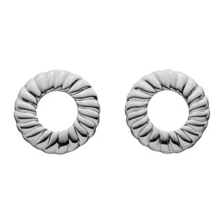 ROUND KOLCZYKI SREBRNE